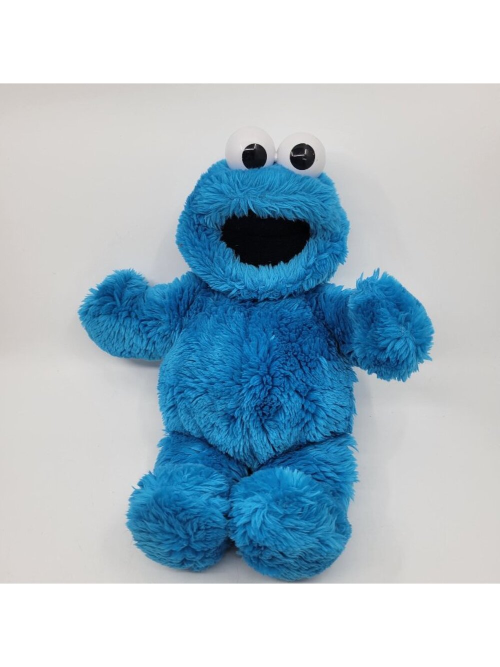Vintage Sesame Street Cookie Monster Hand Puppet 15" Plush 1992 Child Dimension